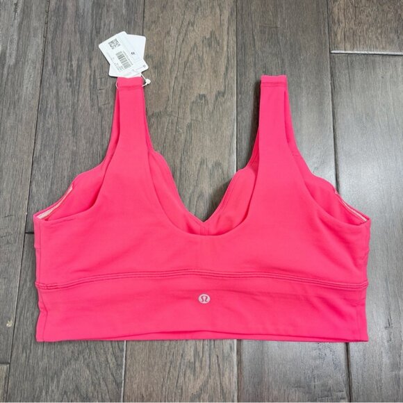 Lululemon Align V-Neck Bra *Light Support, C/D Cup Lip Gloss NWT - Picture 2 of 7